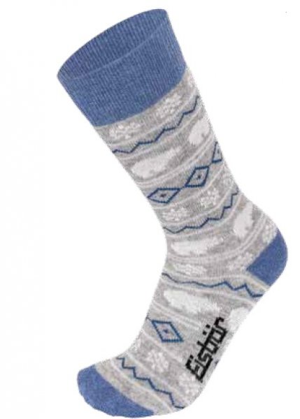 Obrázek Ponožky EISBÄR EASYLIFE JACQUARD grey mel/avio 12916-04